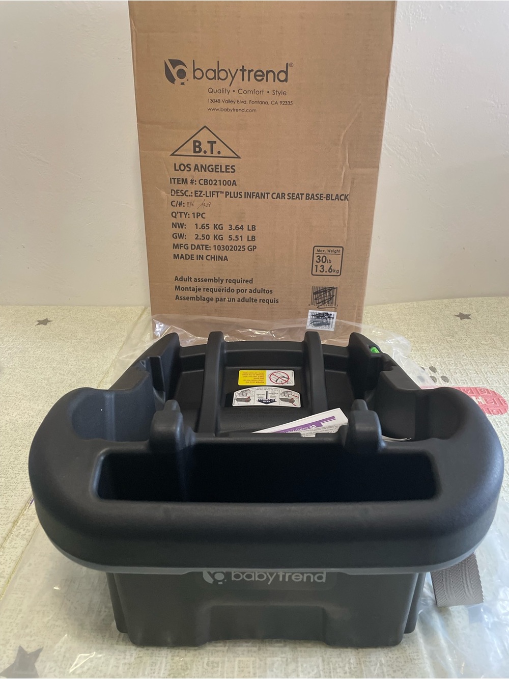 Baby Trend EZ-Lift™ Plus Infant Car Seat Base